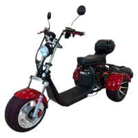 Электроскутер Ikingi X12 PRO Trike красный