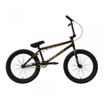 Велосипед BMX Tech Team Grasshopper 2024 20"х20,8" оранжево-черный
