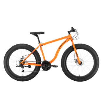 Велосипед Black One Monster 26 D оранжевый/чёрный/черный 18"