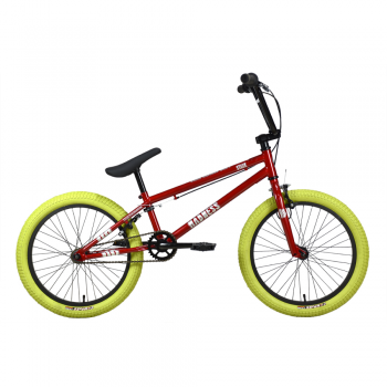 Велосипед BMX Stark Madness 1 2024 красно-желтый