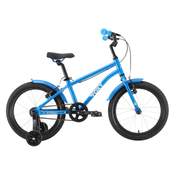 Велосипед Stark'22 Foxy Boy 18 голубой/серебристый