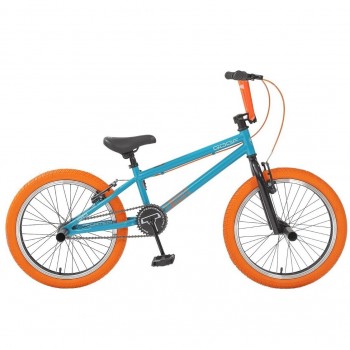 Велосипед 20 BMX Tech Team GOOF бирюзово-оранжевый