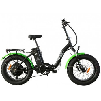 Электровелосипед Elbike Taiga 1 VIP 13 черно-зеленый
