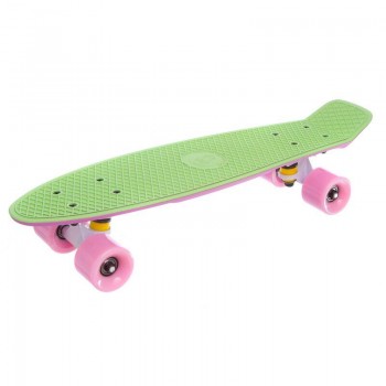 Пенни борд Fish Skateboards Green/Pink 22.5" - Салатовый/Розовый