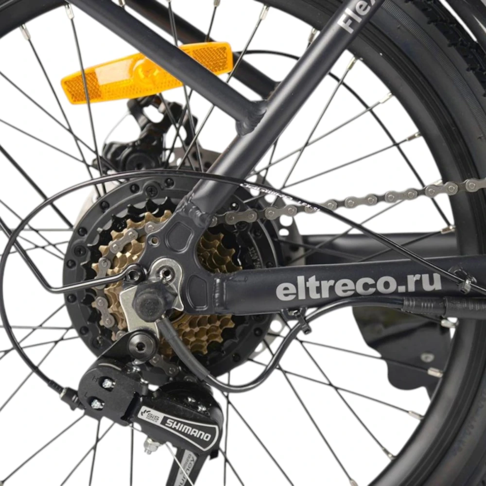 Электровелосипед Eltreco Flex UP Серебристый-матовый 8
