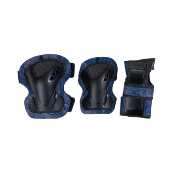 Набор защиты Tech Team Safe fit adult 3.0 Blue (синий) размер M