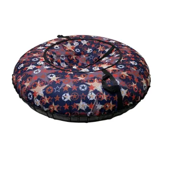 Тюбинг ПОКАТУШКИ D-0,95м красные звёзды