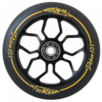 КОЛЕСО DUKER 101 110 MM черно-желтое